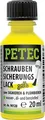 Produktbild: Plombe Versiegelung SCHRAUBENSICHERUNGSLACK PETEC 90120 Flasche 20ml