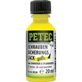Produktbild: Petec Schraubensicherungslack 20 ml - gelb