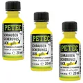 Produktbild: Petec 3x Schraubensicherungslack Schraubenlack Gelb 20ml