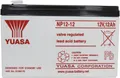Produktbild: Yuasa NP12-12 NP1212 Bleiakku 12V 12Ah Blei-Vlies (AGM) (B x H x T) 151 x 98 x 98mm Flachstecker 6.35mm Wartungsfrei