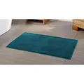 Produktbild: Gözze Badematte Chenille, Höhe 15 mm, rutschhemmend beschichtet, fußbodenheizungsgeeignet, Polyester, rechteckig, Badteppich, Uni Farben, besonders weich durch Microfaser, waschbar grün rechteckig | 60 cm x 100 cm x 15 mm