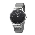 Produktbild: ELYSEE Herrenuhr SUPER SLIM silber schwarz onesize Herren 40 mm 80410, 80411, 80413, 80414, 80415