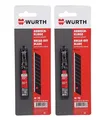 Produktbild: 20 Stück Würth 9mm Abbrechklingen extrem scharf Teppichmesser Cuttermesser