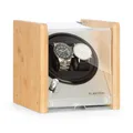 Produktbild: Uhrenbeweger 2 Uhren Aufsteller Uhrendreher Display Vitrine Watch Winder Bambus