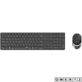 Produktbild: Rapoo 9850M Dunkelgrau QWERTZ Kabelloses Multi-Mode-Deskset
