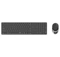 Produktbild: Rapoo 9850M Tastatur- und Maus-Set, kabellos flaches Aluminium Design DE-Layout QWERTZ