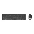 Produktbild: Rapoo 9850M Deskset Dual Wireless Keyboard Mouse 1.600 DPI Aluminium Grey DE