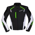 Produktbild: Modeka Lineos Motorradjacke Herren (schwarz/weiß/grün) Gr: XXL