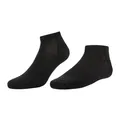 Produktbild: TOM FYFE Premium Merino Sneaker Socken Schwarz / 39-41/3 Paar aus Merinowolle – geruchshemmend, feuchtigkeitsregulierend – Made in Europe