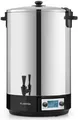 Produktbild: Klarstein KonfiStar 50 Digital Einkochautomat Einkochtopf Einkocher Heißgetränkespender, 50 Liter, 2500 Watt, 30-100 °C, Timer, Warmhalte-Funktion, Deckel mit Verschluss, Edelstahl poliert