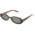 Produktbild: Le Specs OUTTA LOVE Damen-Sonnenbrille Vollrand Oval Kunststoff-Gestell, braun