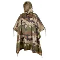 Produktbild: Mil-Tec Regenponcho Unisex • US Poncho aus reißfestem Ripstop Material • Mehrzweck Regenponcho Herren & Damen • Wasserdicht & extra lang • Als Outdoor Regenjacke, Regencape, Nässeschutz, Regenmantel