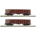 Produktbild: Fleischmann 830250 N 2er-Set Offene Güterwagen Eanos 052 der DB