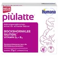 Produktbild: Humana piùlatte Stillpulver zur Milchsteigerung; Mit Bockshornklee, Vitamin B12 und D3; 14 Sachets (77 g); Basierend auf pflanzlichen Inhaltsstoffen; Hebammenempfohlen