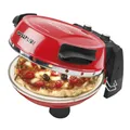 Produktbild: G3Ferrari Pizzaofen Napoletana G1003202, 1200 Watt, mit 2 Natursteinplatten rot