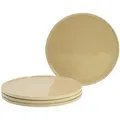 Produktbild: Creatable Speisetellerset Futuro, Beige, Keramik, 4-teilig, rund, stapelbar, Essen & Trinken, Geschirr, Teller, Speiseteller
