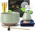 Produktbild: Matcha Set für Teezeremonie - 7 Teile mit Schale Besen Sieb & Zubehör