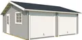 Produktbild: LASITA MAJA Garage Falkland (Set, Für 2 Fahrzeuge geeignet), Garage + 2 Schwingtoren