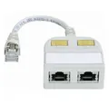 Produktbild: Telegärtner Cable Sharing Adapter 2x RJ-Buchse an RJ-45 Stecker 0.15 m 100023150 Netzwerk-Adapter, Geflechtschirm