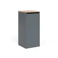 Produktbild: Vicco Badschrank Viktor, Anthrazit/Goldkraft Eiche, 40.2 x 88.2 cm mit Wäschkorb, mit integriertem Wäschekorb zur diskreten Aufbewahrung