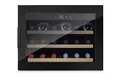 Produktbild: Caso WineSafe 18 EB Black Design Einbau-Weinkühlschrank mit Kompressionstechnik für bis zu 18 Flaschen (bis zu 310 mm Höhe), eine Temperaturzone 5-20°C, Getränkekühlschrank