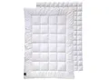 Produktbild: Billerbeck Vierjahreszeitendecke Alcando Duett, Weiß, Textil, Füllung: Hohlfaser, 135x200 cm, Druckknöpfe zum Verbinden, bestehend aus 2 Decken, für Hausstauballergiker geeignet, Schlaftextilien, Bettdecken, 4 Jahreszeiten Bettdecken