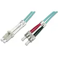 Produktbild: DIGITUS DK-2531-02/3 LWL Patchkabel 2 x ST - LC-Duplex OM3 2,0 m