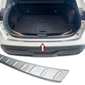 Produktbild: RECAMBO Ladekantenschutz Edelstahl kompatibel für Nissan Qashqai III | Typ J12 | BJ ab 2021 - matt gebürstet mit Textur - Styling und Schutz für die Stoßstange