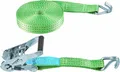 Produktbild: Connex Zurrgurt - Zweiteilig - 8 m x 38 mm - 3000 kg maximale Belastbarkeit - Mit Spannratsche & Spitzhaken - Aus Polyester / Spanngurt / Ladungssicherung / Ratschengurt / DY270606