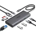 Produktbild: Revodok Pro 109 USB C Hub 10Gbps USB A 3.2&USB C 3.2, HDMI 4K@60Hz, PD100W, E...
