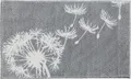 Produktbild: Erwin Müller Badematte, Badteppich, Badvorleger Pusteblume Prasonisi grau Größe 50x80 cm - rutschhemmend, flauschig weich, für Fußbodenheizung geeignet