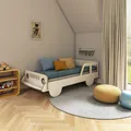 Produktbild: Need Sleep Kinderbett Autobett Jeep 70x140 cm Weiß