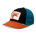 Produktbild: Djinns Basic Kid Cap Food Croissant Black Youth Basecap Curved Visor Kinderkappe