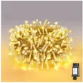 Produktbild: Salcar LED-Lichterkette 2m-100m LED Lichterkette Weihnachtsbaum 20-1660er LED Weihnachtsdeko, 10m 150 LED, 8 Modi und Memory-Funktion, 31V 10 m