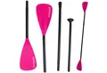 Produktbild: 24Move Doppelpaddel, Premium Stand Up Paddle Aluminium, verstellbar, 4-teilig SUP-Paddel, (2 in 1 Paket, als Einzelpaddel oder Doppeltes Paddel, pink), für Paddelboards, Kajakboot und Ruderboot, universell einsetzbar