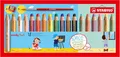Produktbild: STABILO Buntstift Wasserfarbe Wachsmalkreide woody 12 Standard 6 Pastellfarben