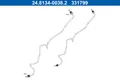 Produktbild: Bremsleitung ATE 24.8134-0038.2 VW POLO V (6R1, 6C1) 1 2014-2017