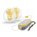Produktbild: Medela Freestyle Hands-free Elektrische Doppel-Milchpumpe mit direkt im BH tragbaren Auffangschalen – Verbindbar mit der Medela Family App – Tragbares und diskretes Design