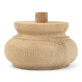 Produktbild: Holzando Holzfüße für Möbel aus Eiche ø130 - naturbelassenes Holz - ideal für Restauration & Reparatur - Möbelfüße Holz in Verschiedene Größen & Materialien erhältlich