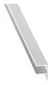 Produktbild: Premium Alu-U-Profil Befestigungslasche quer 4000 mm - Silber - 3440729