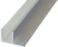 Produktbild: Gutta Alu U-Profil Lasche quer für 16 mm Doppelstegplatten L = 4000 mm