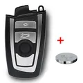 Produktbild: Auto Schlüssel Smartkey Funk Fernbedienung Sender 4 Tasten Gehäuse + CR2450 Batterie für BMW