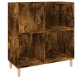 Produktbild: vidaXL Media-Regal Plattenschrank Räuchereiche 84,5x38x89 cm Holzwerkstoff, 1-tlg.