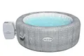 Produktbild: Bestway LAY-Z-SPA Honolulu AirJet™ Whirlpool, 196 x 71 cm, 4-6 Personen, rund, graue Rattan-Optik