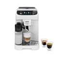 Produktbild: De'Longhi Magnifica Plus ECAM320.60.W, Vollautomatische Kaffeemaschine mit LatteCrema Hot für Automatischen Cappuccino, 4 Rezepte, Soft Touch Farbdisplay, Extra-Shot Funktion, x2 Funktion, Weiß