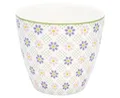 Produktbild: Greengate Becher Sybille Latte Cup white 0,35l, Steinzeug