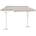 Produktbild: Outsunny Standmarkise,, Creme, Metall, 295x255x300 cm, Sonnen- & Sichtschutz, Markisen