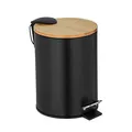 Produktbild: WENKO Tortona Kosmetikeimer 3,0 l schwarz, 1 St.