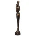 Produktbild: aubaho Skulptur Statue Figur Liebespaar Liebe Paar Hochzeit Eisen Garten 94cm