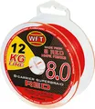 Produktbild: WFT Angelschnur KG 8.0 8-Carrier Super Braid (rot, 150 m)